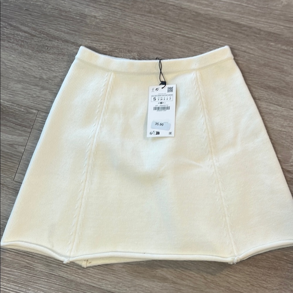 ZARA a line knit mini NWT size s